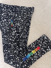 Load image into Gallery viewer, Black Glitter Girls Leggings