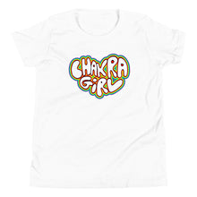 Load image into Gallery viewer, Chakra Girl Bubble Heart Youth T-Shirt