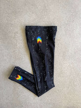 Load image into Gallery viewer, Black Herringbone Girls Leggings