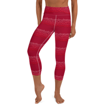 Load image into Gallery viewer, Red Earth High Waist Yoga Capri Leggings
