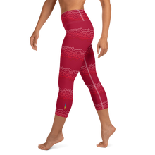 Load image into Gallery viewer, Red Earth High Waist Yoga Capri Leggings
