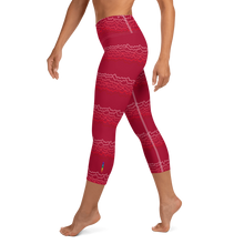 Load image into Gallery viewer, Red Earth High Waist Yoga Capri Leggings