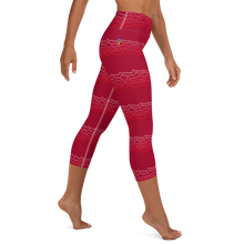 Load image into Gallery viewer, Red Earth High Waist Yoga Capri Leggings