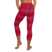 Load image into Gallery viewer, Red Earth High Waist Yoga Capri Leggings