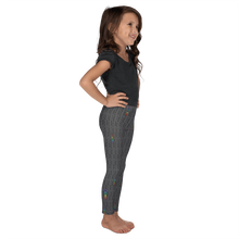 Load image into Gallery viewer, Gray Triangle Girls Leggings