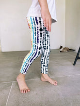 Load image into Gallery viewer, Chakra Tie-Dye Girls Leggings