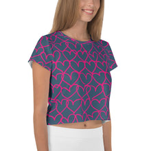 Load image into Gallery viewer, Grounded in Love Sporty Crop Tee