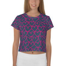 Load image into Gallery viewer, Grounded in Love Sporty Crop Tee
