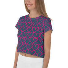 Load image into Gallery viewer, Grounded in Love Sporty Crop Tee