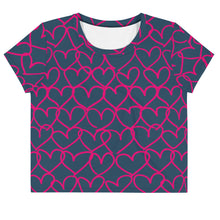 Load image into Gallery viewer, Grounded in Love Sporty Crop Tee