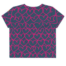 Load image into Gallery viewer, Grounded in Love Sporty Crop Tee