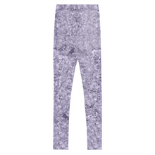 Load image into Gallery viewer, Purple Crystal Girls Leggings