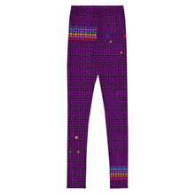 Load image into Gallery viewer, Purple Star Girl Leggings
