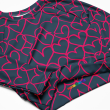Load image into Gallery viewer, Grounded in Love Recycled Long-sleeve Crop Top