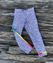Load image into Gallery viewer, Silver Glitter Girls Leggings