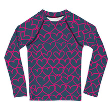 Load image into Gallery viewer, Grounded in Love Girls Rash Guard