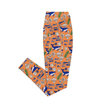 Load image into Gallery viewer, Whale Recycled Crossover leggings with pockets