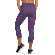Load image into Gallery viewer, Grounded in Love High Waist Yoga Capri Leggings