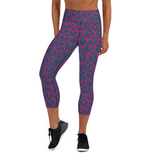 Load image into Gallery viewer, Grounded in Love High Waist Yoga Capri Leggings
