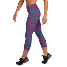 Load image into Gallery viewer, Grounded in Love High Waist Yoga Capri Leggings
