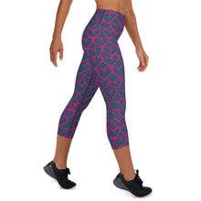 Load image into Gallery viewer, Grounded in Love High Waist Yoga Capri Leggings