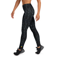 Load image into Gallery viewer, Black Herringbone High Waist Yoga Leggings