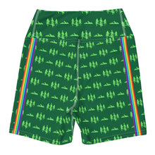 Load image into Gallery viewer, Mountains + Pines Yoga Shorts
