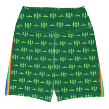 Load image into Gallery viewer, Mountains + Pines Yoga Shorts