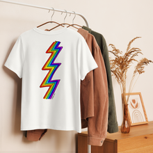 Load image into Gallery viewer, Chakra Lightening Women’s Organic Cotton  T-Shirt