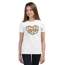 Load image into Gallery viewer, Chakra Girl Bubble Heart Youth T-Shirt