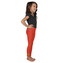 Load image into Gallery viewer, Orange Stars Chakra Girl Leggings