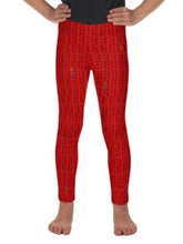 Load image into Gallery viewer, Red Triangle Girls Leggings