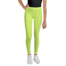 Load image into Gallery viewer, Cloud Lime Girls Leggings