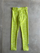 Load image into Gallery viewer, Cloud Lime Girls Leggings