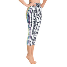 Load image into Gallery viewer, Chakra Tie-Dye High Waist Yoga Capri Leggings