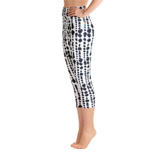 Load image into Gallery viewer, Chakra Tie-Dye High Waist Yoga Capri Leggings