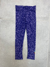 Load image into Gallery viewer, Purple Glitter Girls Leggings