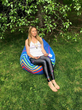 Load image into Gallery viewer, Chakra Girl Meditation Bean Bag Chair