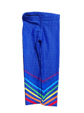Load image into Gallery viewer, Blue Chakra Symbols Girl Leggings