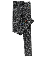 Load image into Gallery viewer, Black Glitter Girls Leggings
