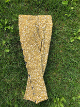 Load image into Gallery viewer, Gold Glitter Chakra Girls Leggings