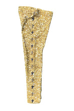 Load image into Gallery viewer, Gold Glitter Chakra Girls Leggings