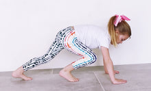 Load image into Gallery viewer, Chakra Tie-Dye Girls Leggings
