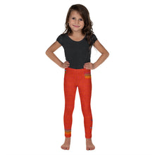 Load image into Gallery viewer, Orange Stars Chakra Girl Leggings