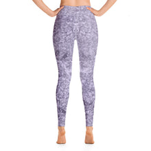 Load image into Gallery viewer, Purple Crystal High Waist Yoga Leggings