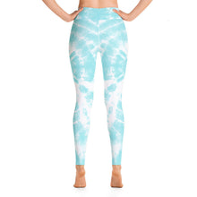 Load image into Gallery viewer, Express Turquoise Tie-Dye High Waist Yoga Leggings