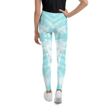 Load image into Gallery viewer, Express Turquoise Tie-Dye Girls Leggings