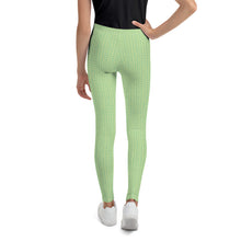 Load image into Gallery viewer, Green Hearts Girls Leggings