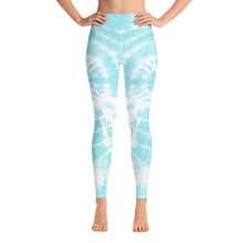 Load image into Gallery viewer, Express Turquoise Tie-Dye High Waist Yoga Leggings