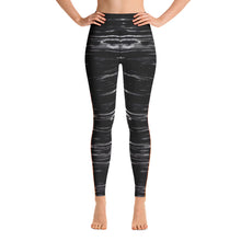Load image into Gallery viewer, Black Chakra Stripes High Waist Yoga Leggings